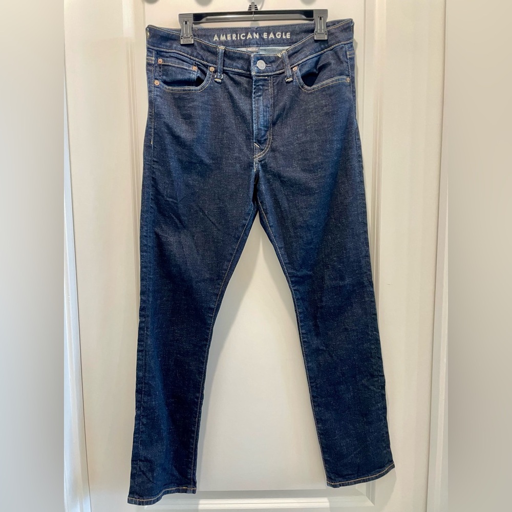 American Eagle Outfitters Dark Blue Slim Fit Jeans